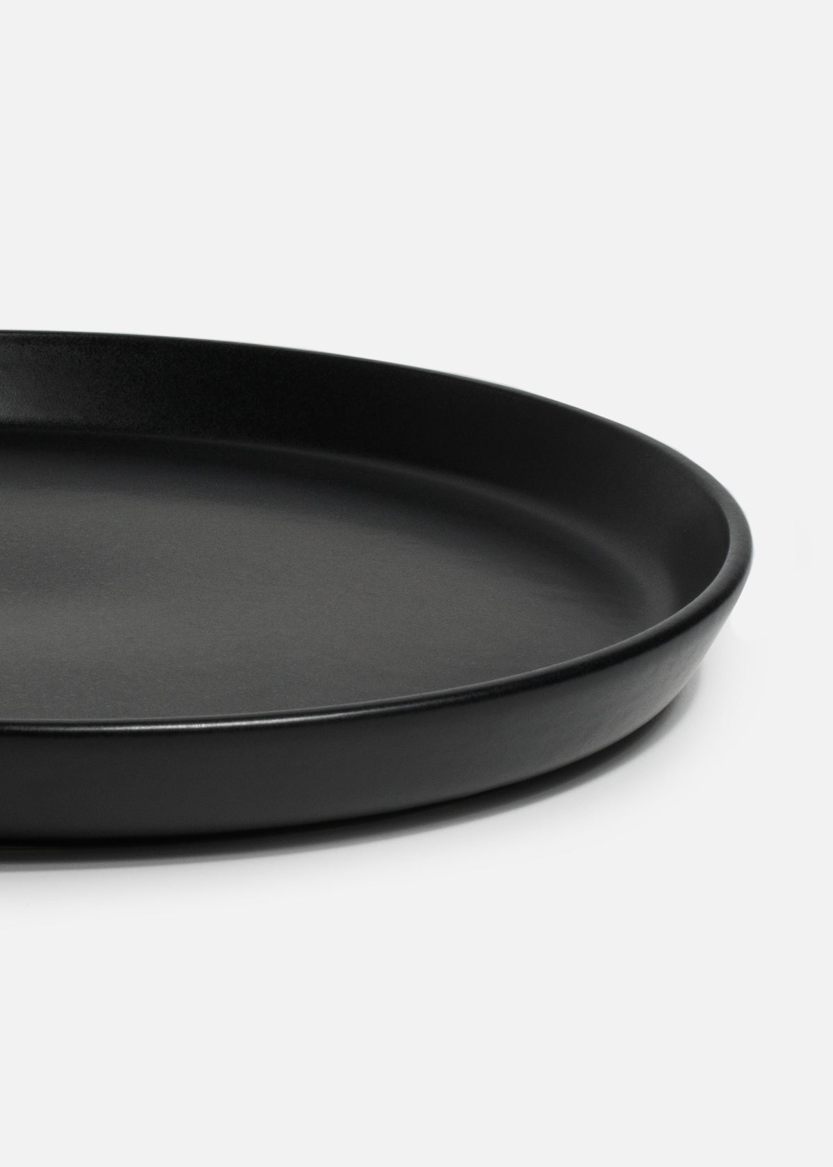 Platos trinche de cerámica negro mate Bruce — imagen de producto, vista 7
