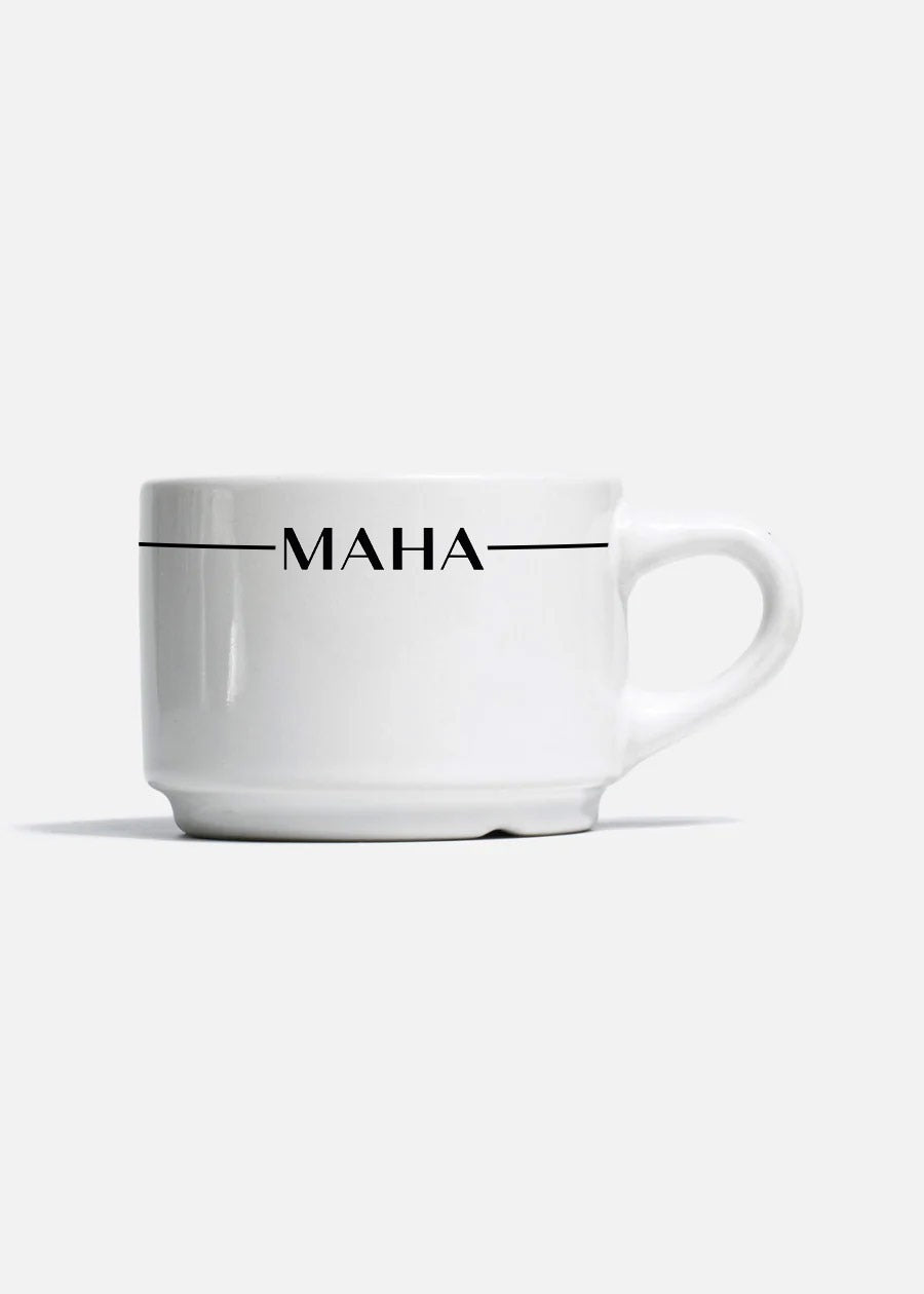 Platos de porcelana blanco Glacial + personalizado con logo doble — imagen de producto