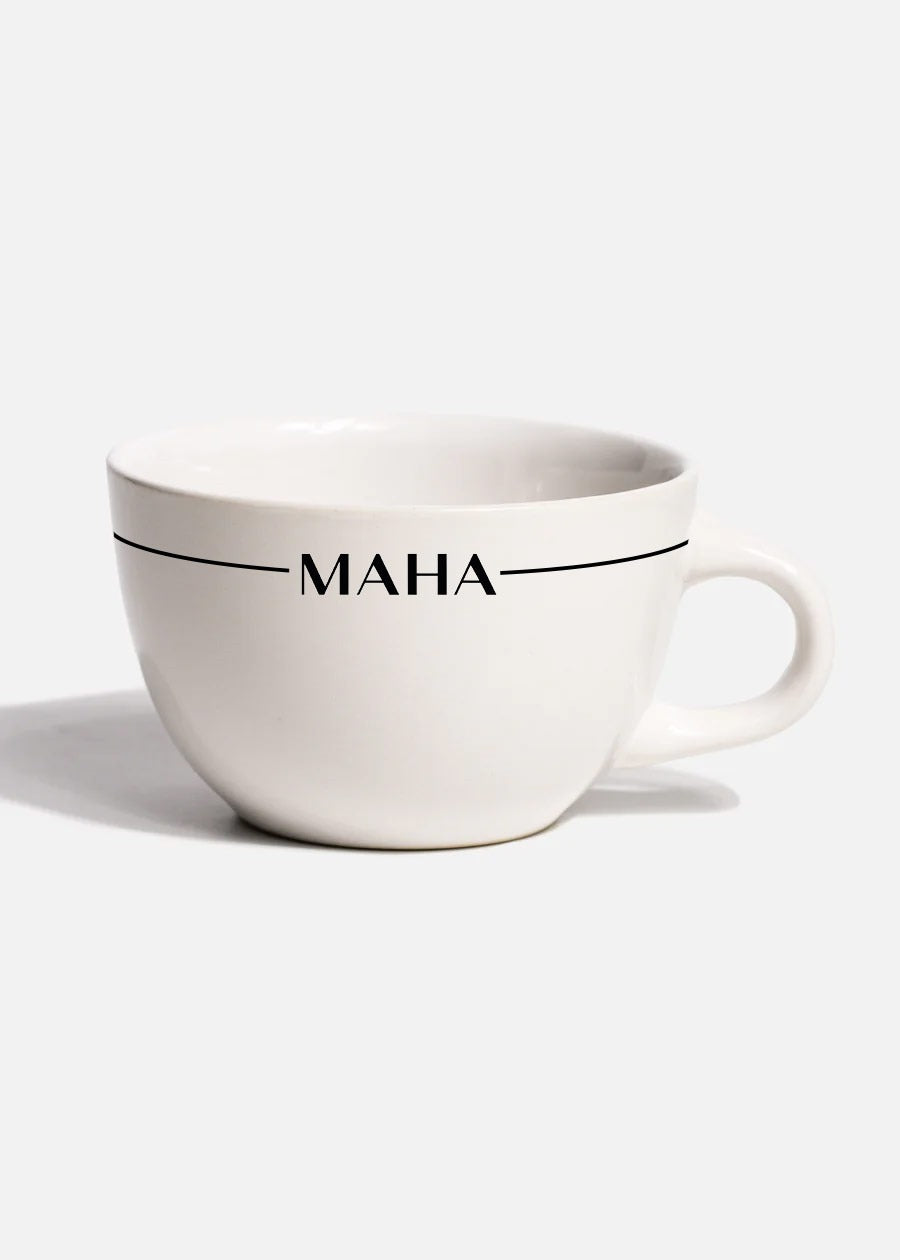 Platos de porcelana blanco Glacial + personalizado con logo doble — imagen de producto
