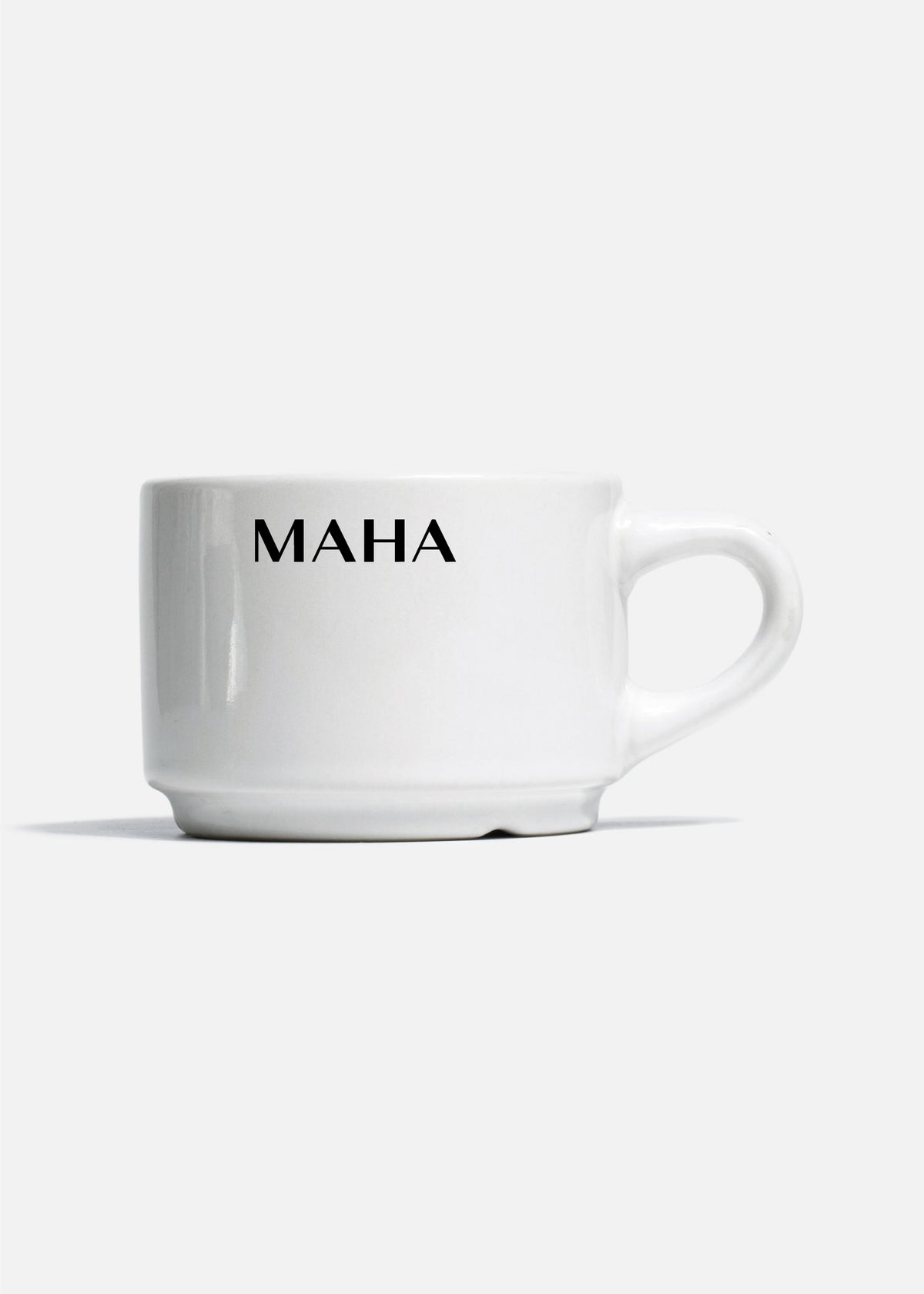 Platos de porcelana blanco Glacial + personalizado con logo simple — imagen de producto