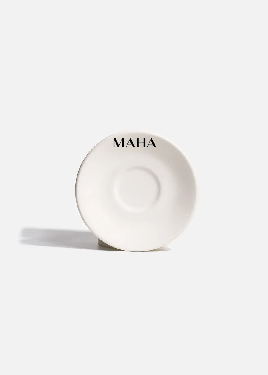Platos de porcelana blanco Glacial + personalizado con logo simple — imagen de producto