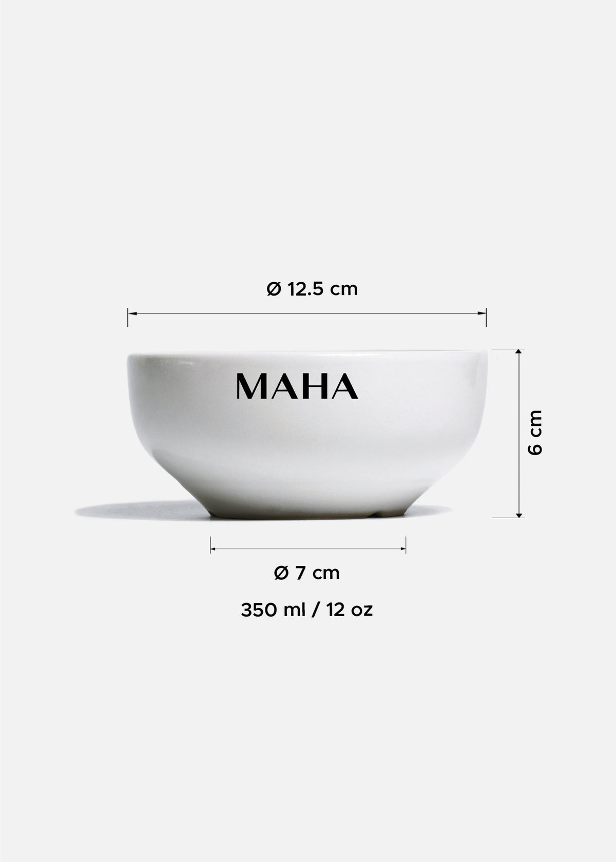 Platos de porcelana blanco Glacial + personalizado con logo simple — imagen de producto