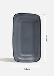 Charolas de melamina gris Beluga 30.5 x 17.5 cm — imagen de producto