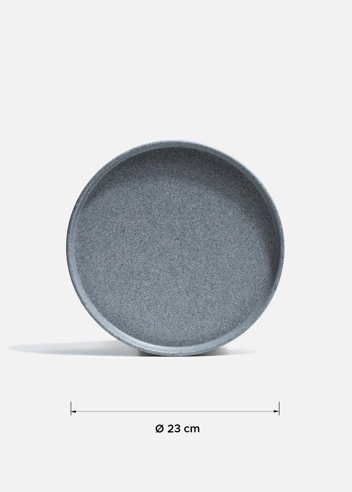 Platos trinche de melamina gris mate Dakota — imagen de producto, vista 7