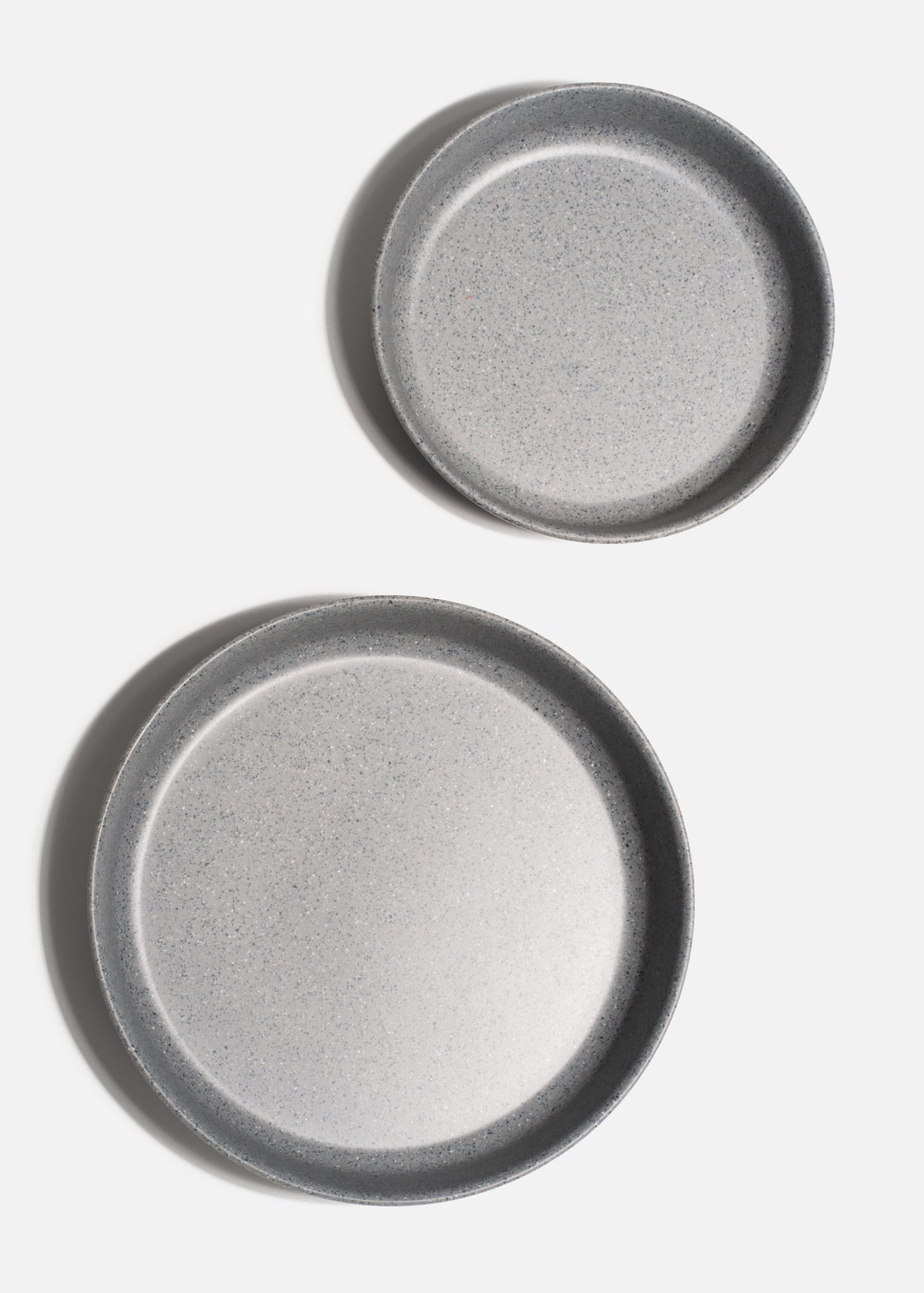 Platos trinche de melamina gris mate Dakota — imagen de producto, vista 2