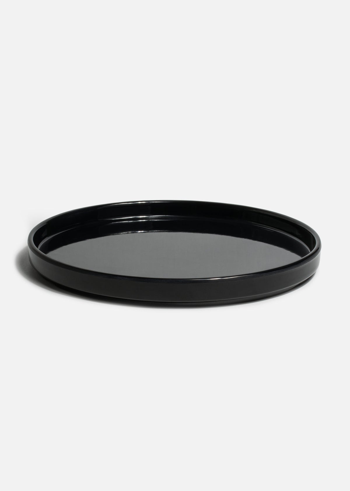 Platos trinche de melamina negro brillante Noxium — imagen de producto, vista 3