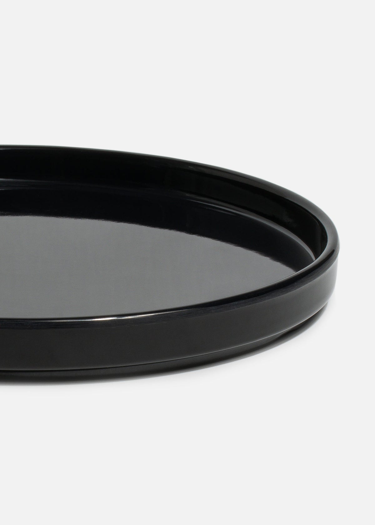 Platos trinche de melamina negro brillante Noxium — imagen de producto, vista 5