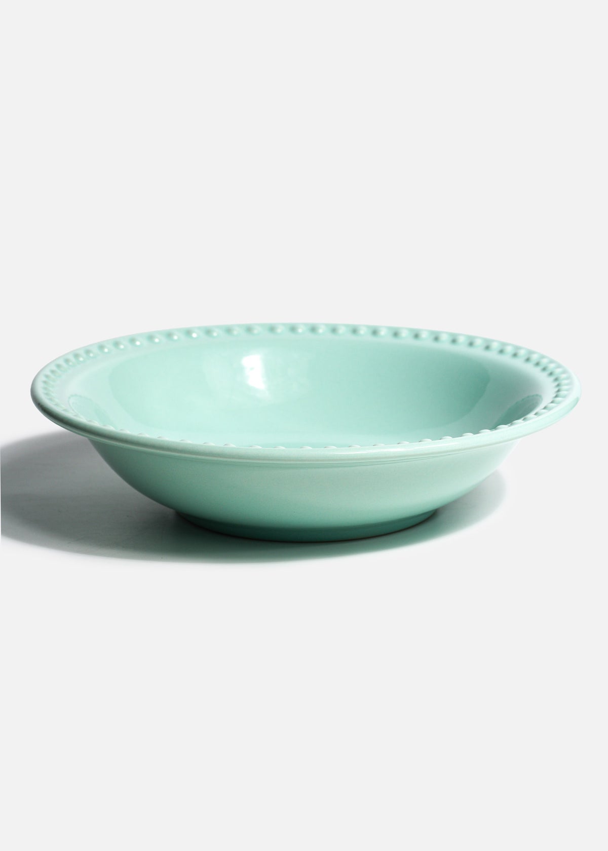 Plato hondo de cerámica turquesa Monet Ø 21 cm, 750 ml — imagen de producto