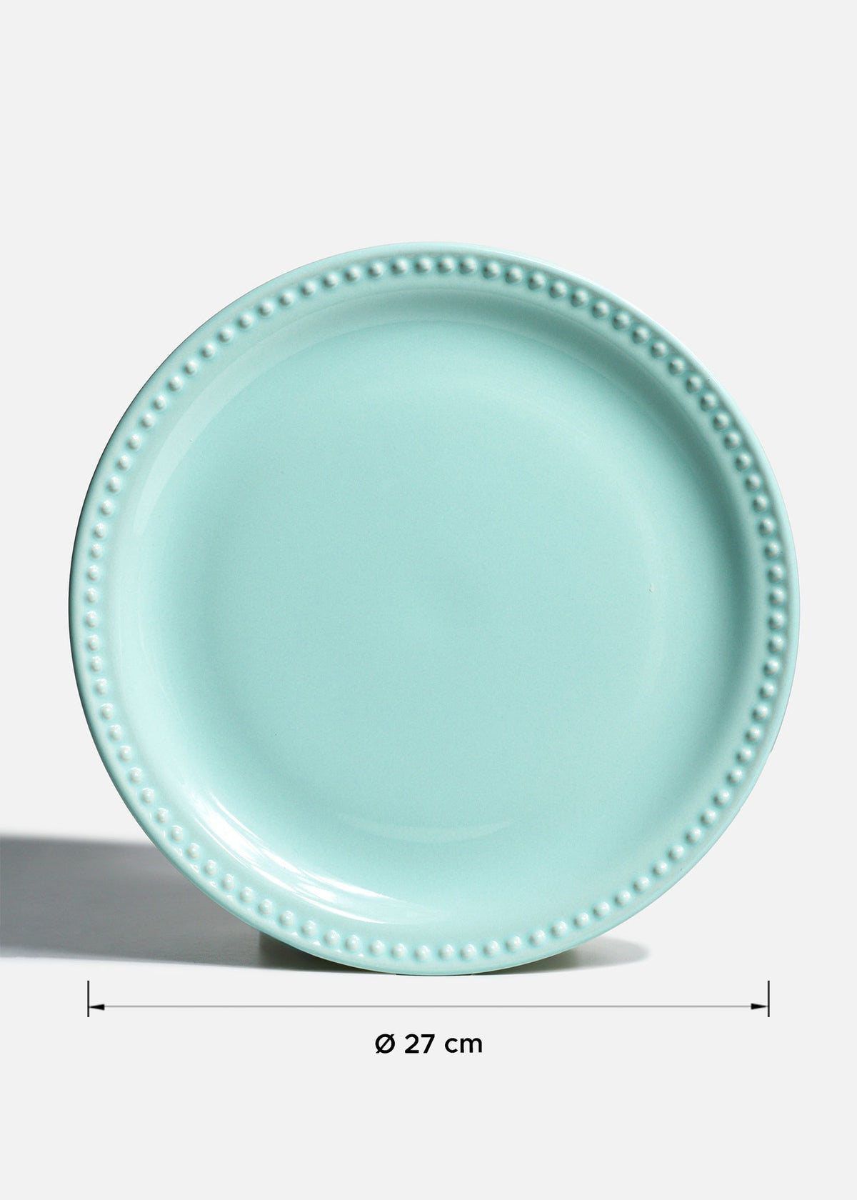 Plato trinche de cerámica turquesa Monet Ø 27 cm — imagen de producto