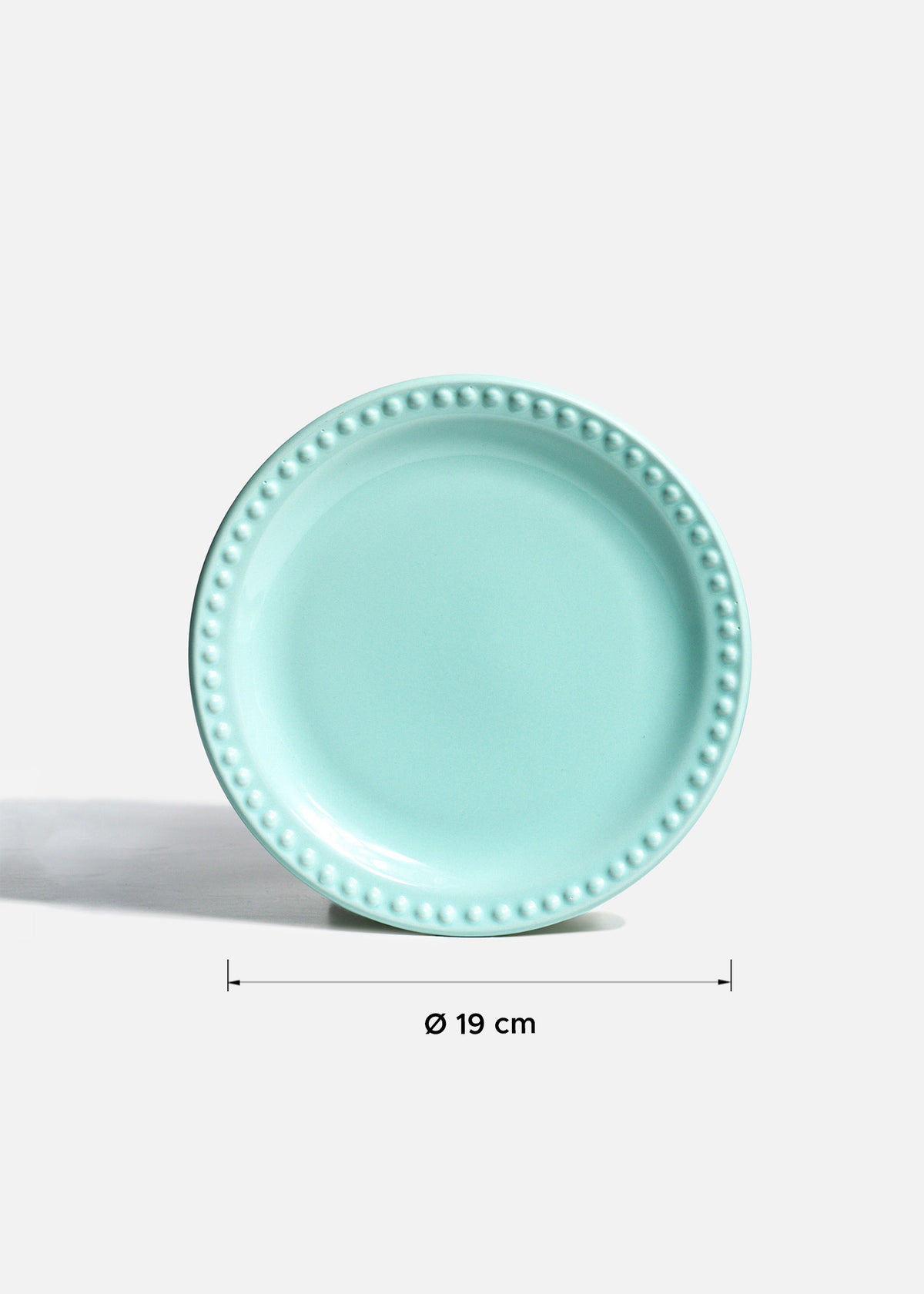 Plato trinche de cerámica turquesa Monet Ø 19 cm — imagen de producto