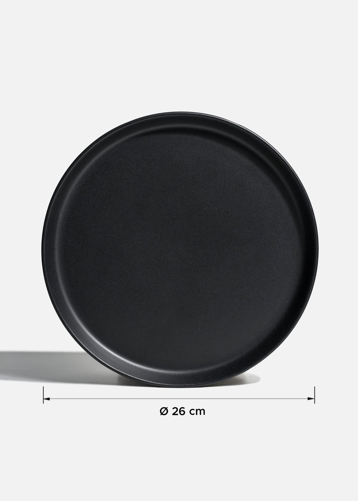 Platos trinche de cerámica negro mate Bruce — imagen de producto, vista 3