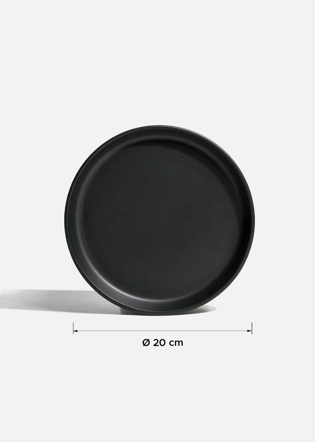Platos trinche de cerámica negro mate Bruce — imagen de producto, vista 6
