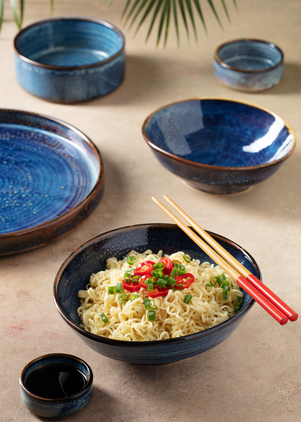 Platos trinche de porcelana azul Efeso — imagen de producto, vista 14