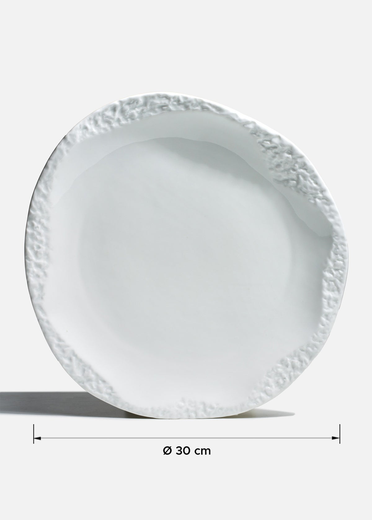 Platos trinche de porcelana blanco Roca — imagen de producto, vista 2