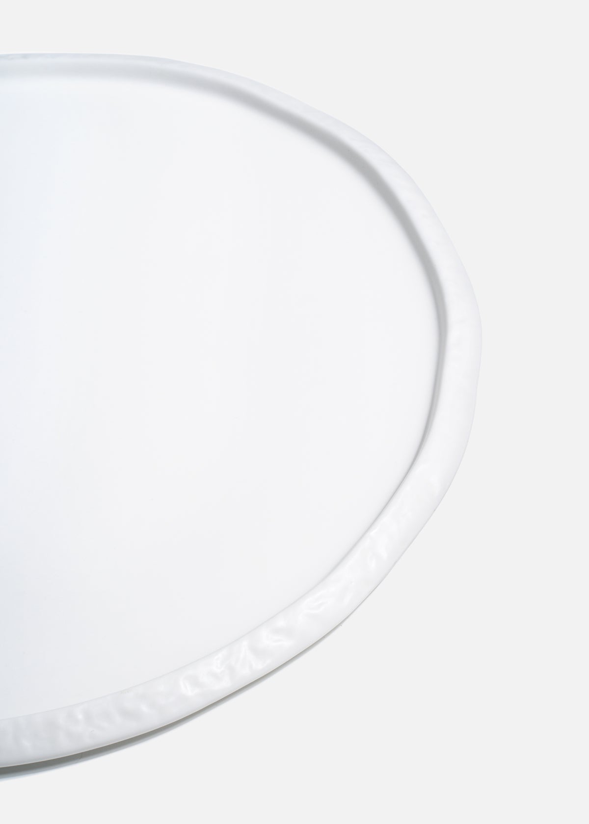 Platos de porcelana blanco Mate Dunas — imagen de producto, vista 3