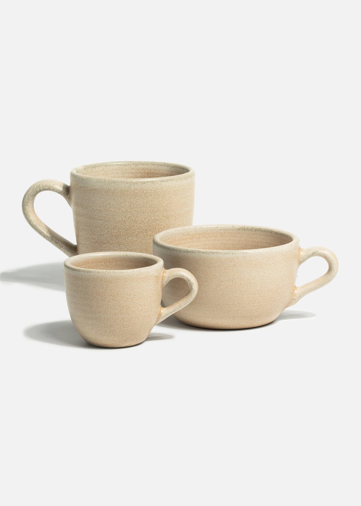 Tazas de porcelana para café Sorrento 320, 205 y 100 ml — imagen de producto