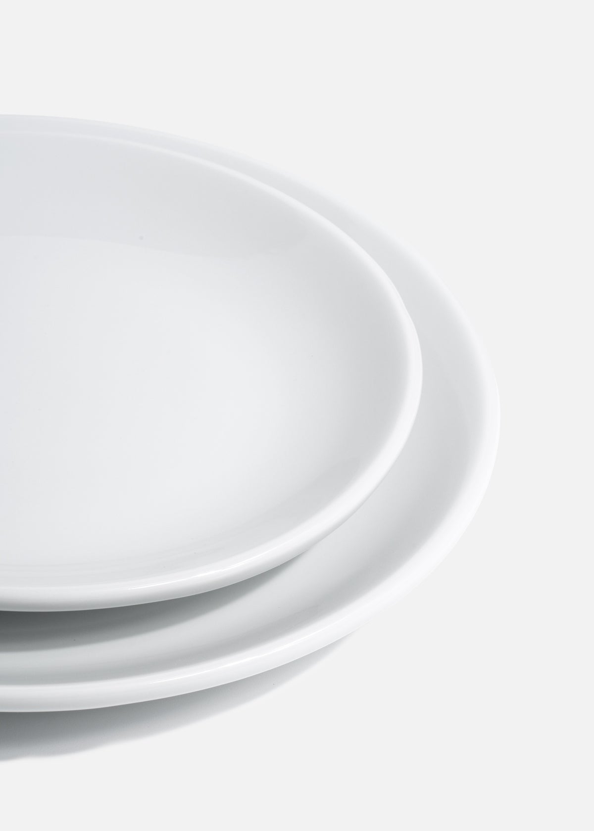 Platos trinche de porcelana blanco Ent — imagen de producto