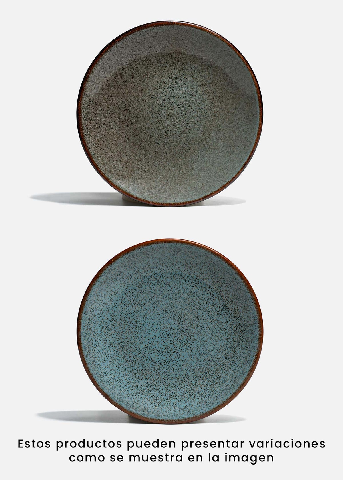 Platos trinche de porcelana gris Midnight — imagen de producto, vista 6