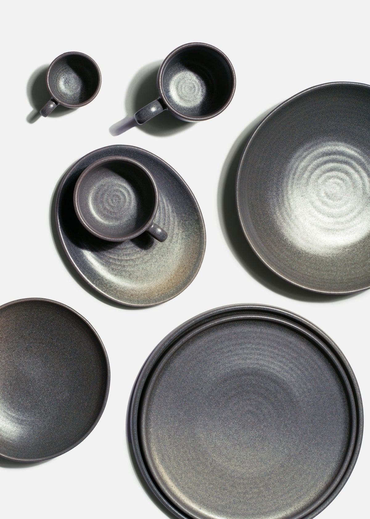 Platos trinche de porcelana gris Tartufo — imagen de producto, vista 9