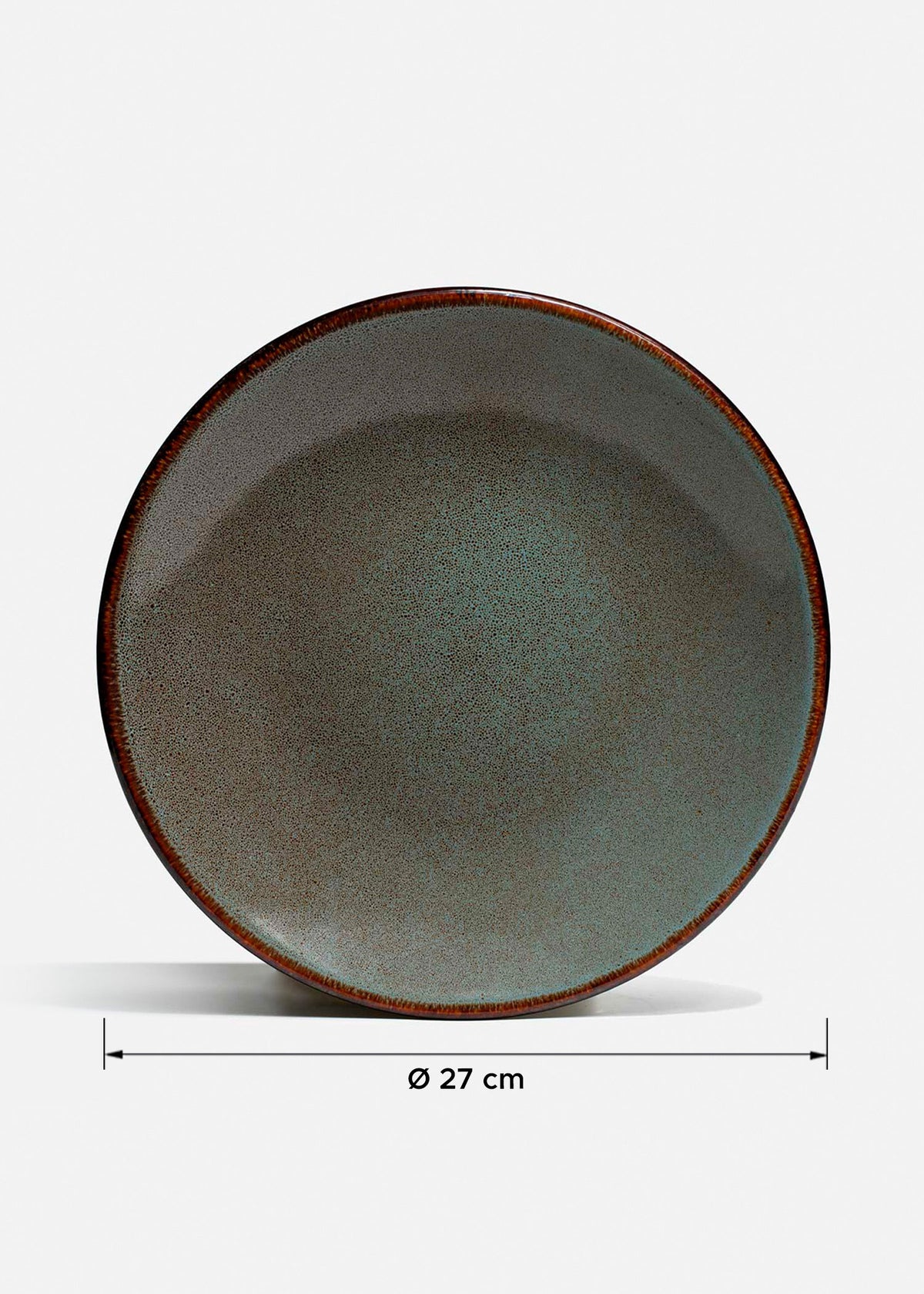 Platos trinche de porcelana gris Midnight — imagen de producto, vista 2