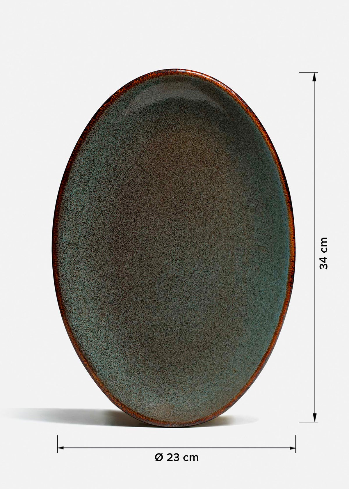 Charolas de porcelana gris Midnight — imagen de producto