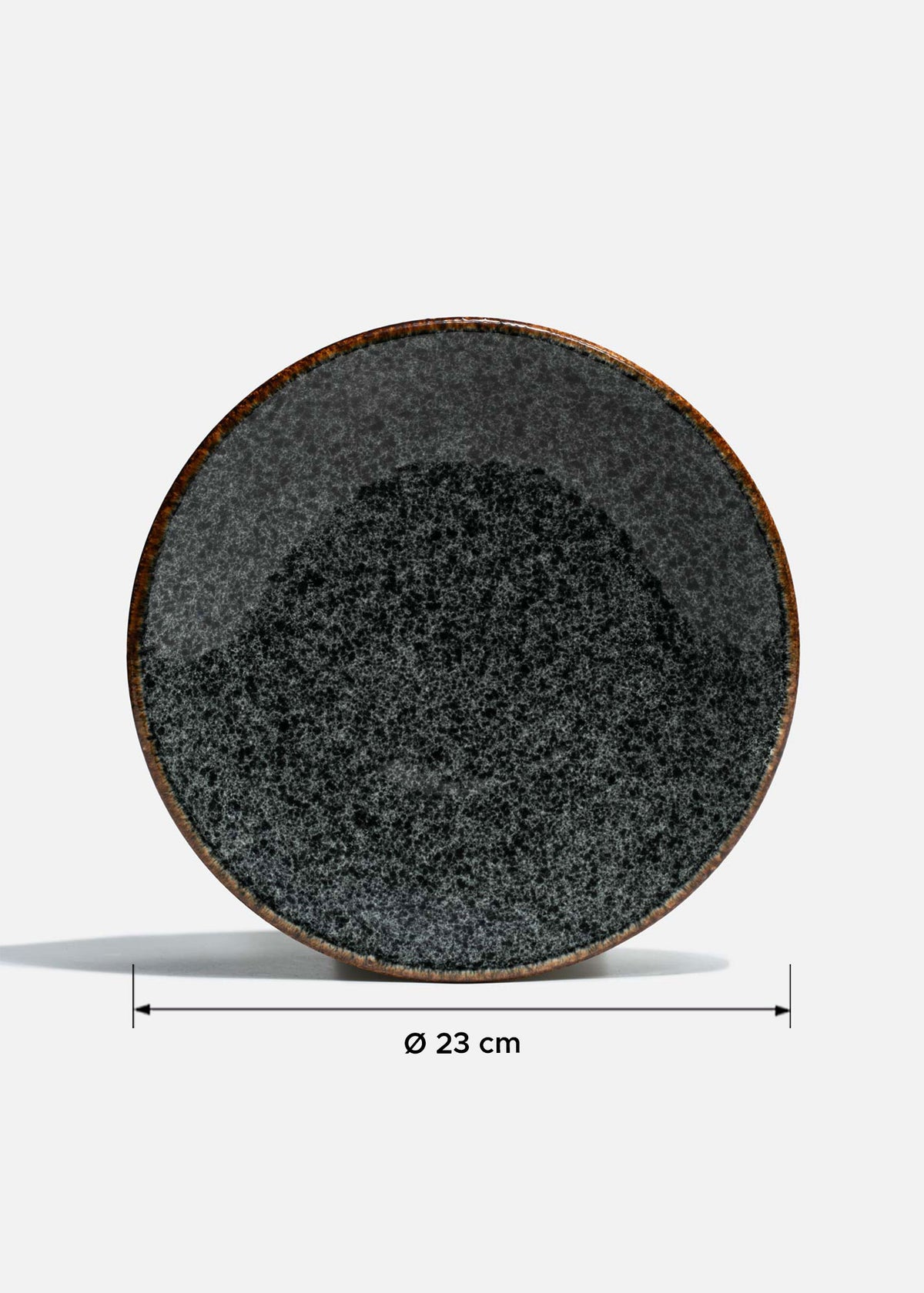 Platos trinche de porcelana negro Midnight — imagen de producto, vista 3