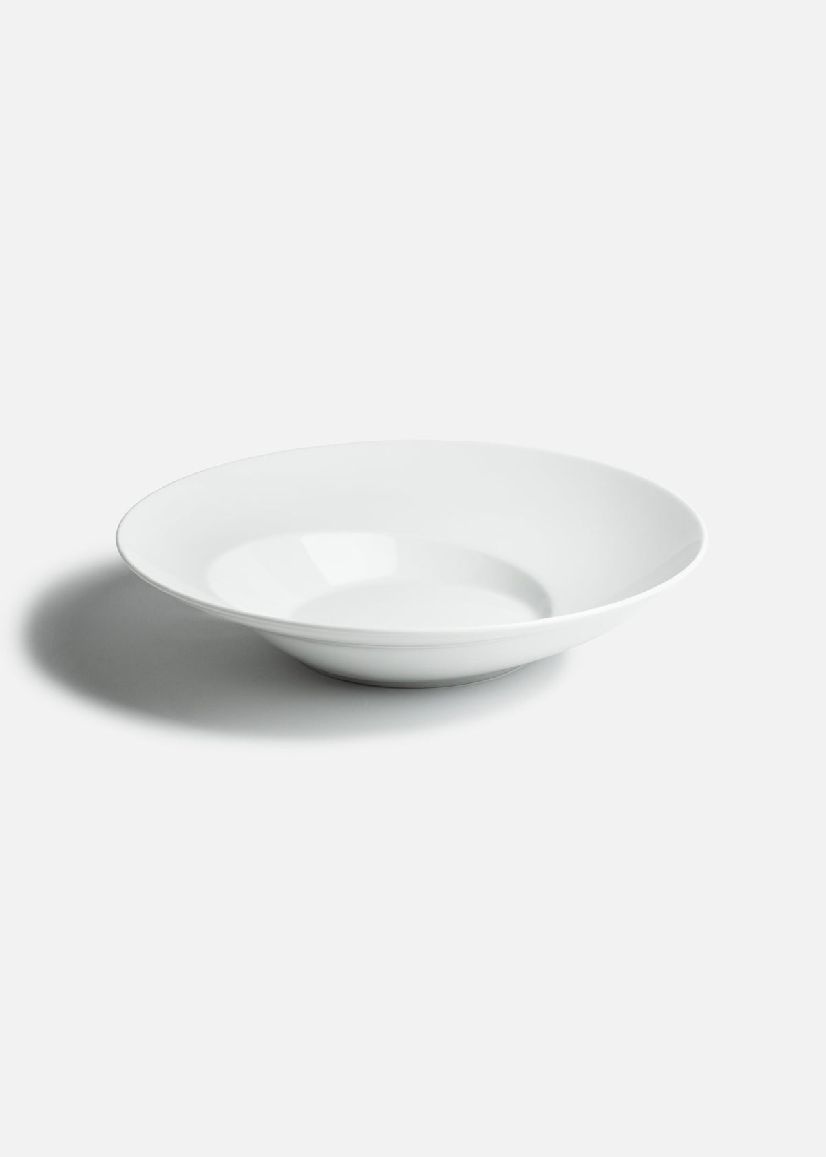 Platos hondos de porcelana blanco para pasta Messina — imagen de producto