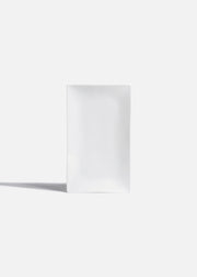 Platos de porcelana rectangular blanco Messina. Premium — imagen de producto