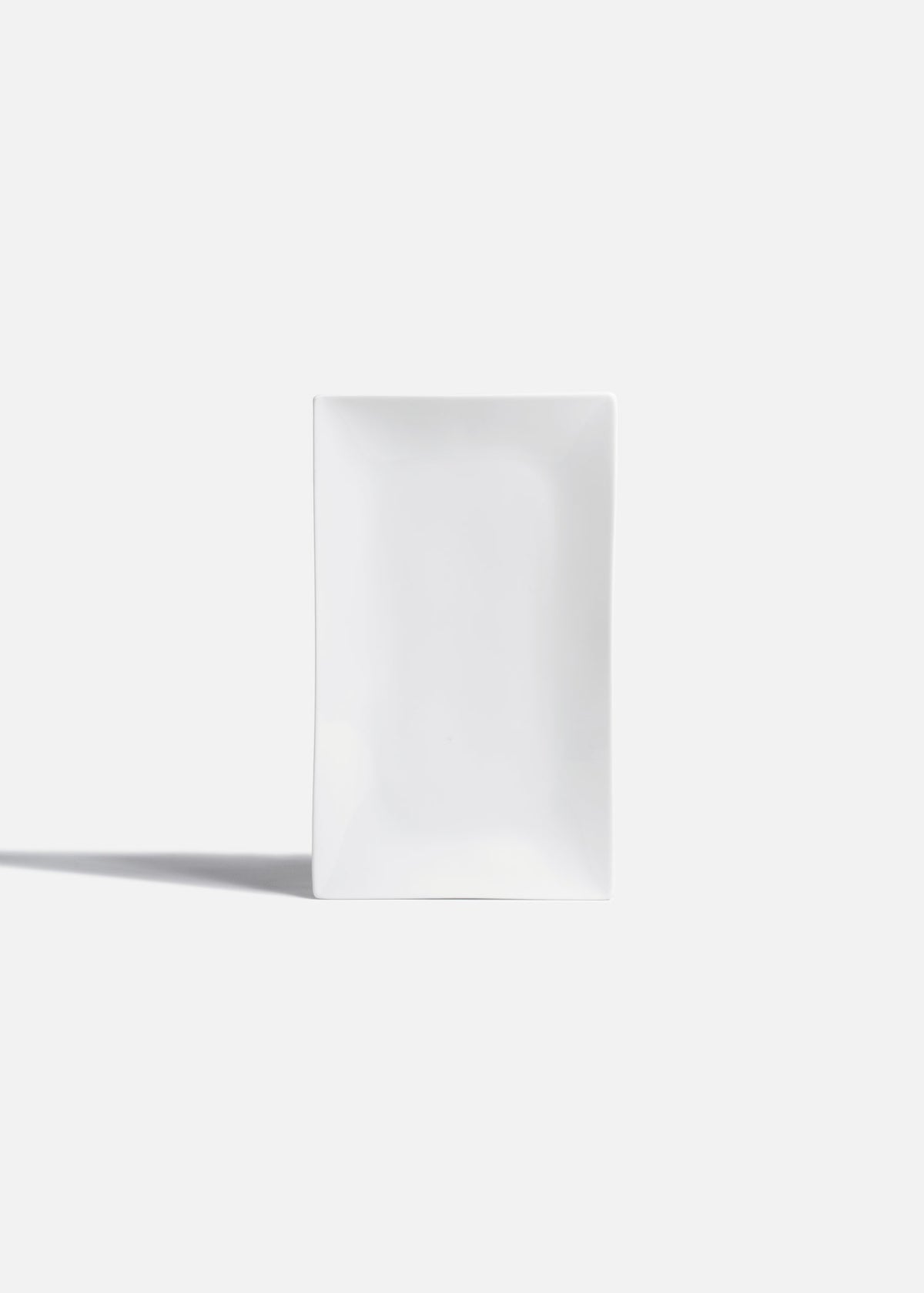 Platos de porcelana rectangular blanco Messina. Premium — imagen de producto