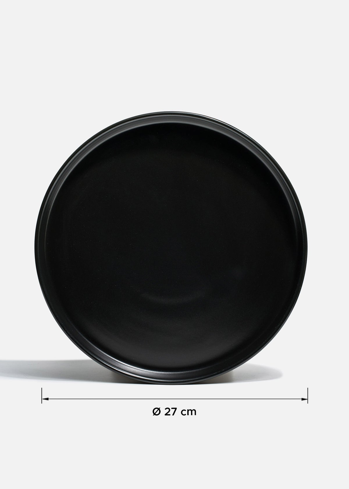 Platos de porcelana negro Rock Stone — imagen de producto, vista 2