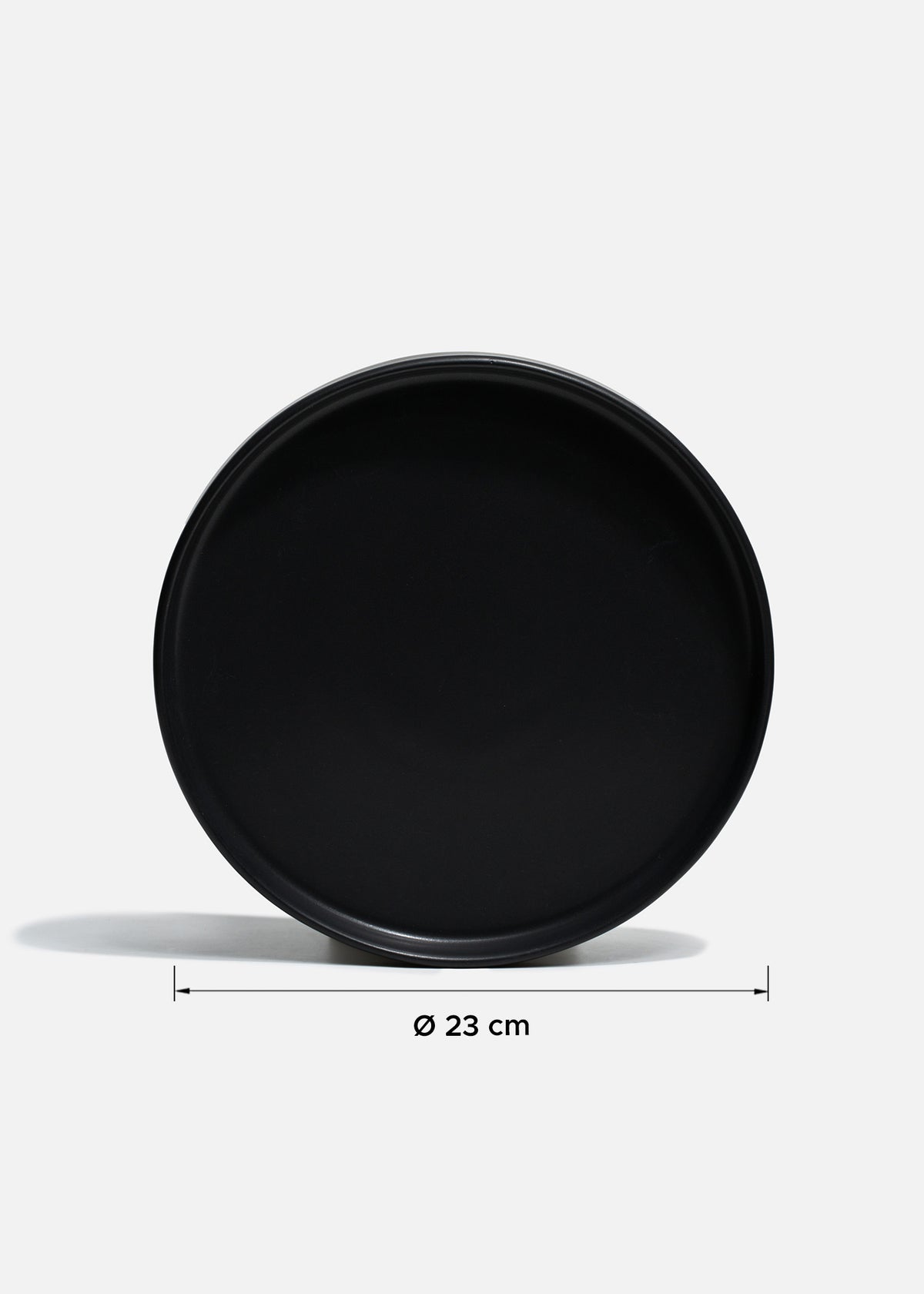 Platos de porcelana negro Rock Stone — imagen de producto, vista 3