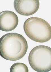 Platos de porcelana blanco Sway — imagen de producto, vista 1