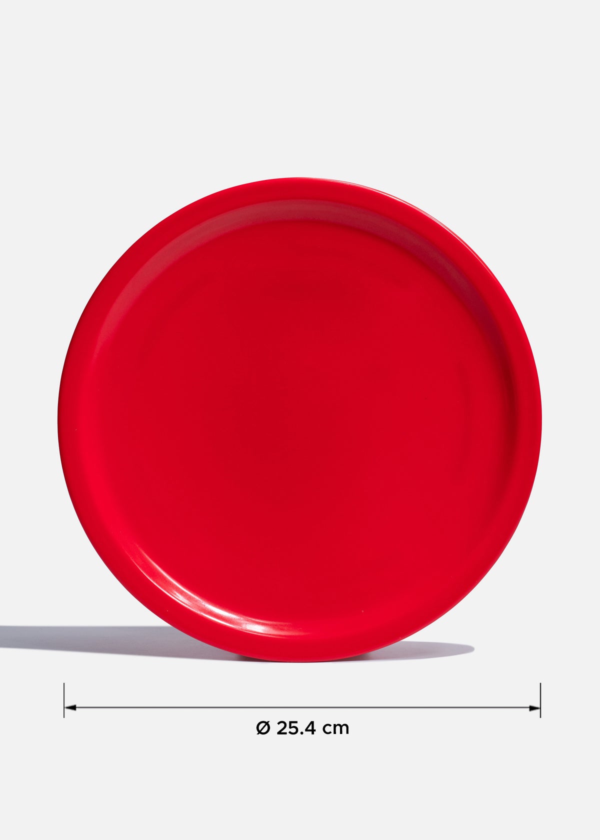 Platos trinche de melamina rojo Institucional — imagen de producto, vista 2