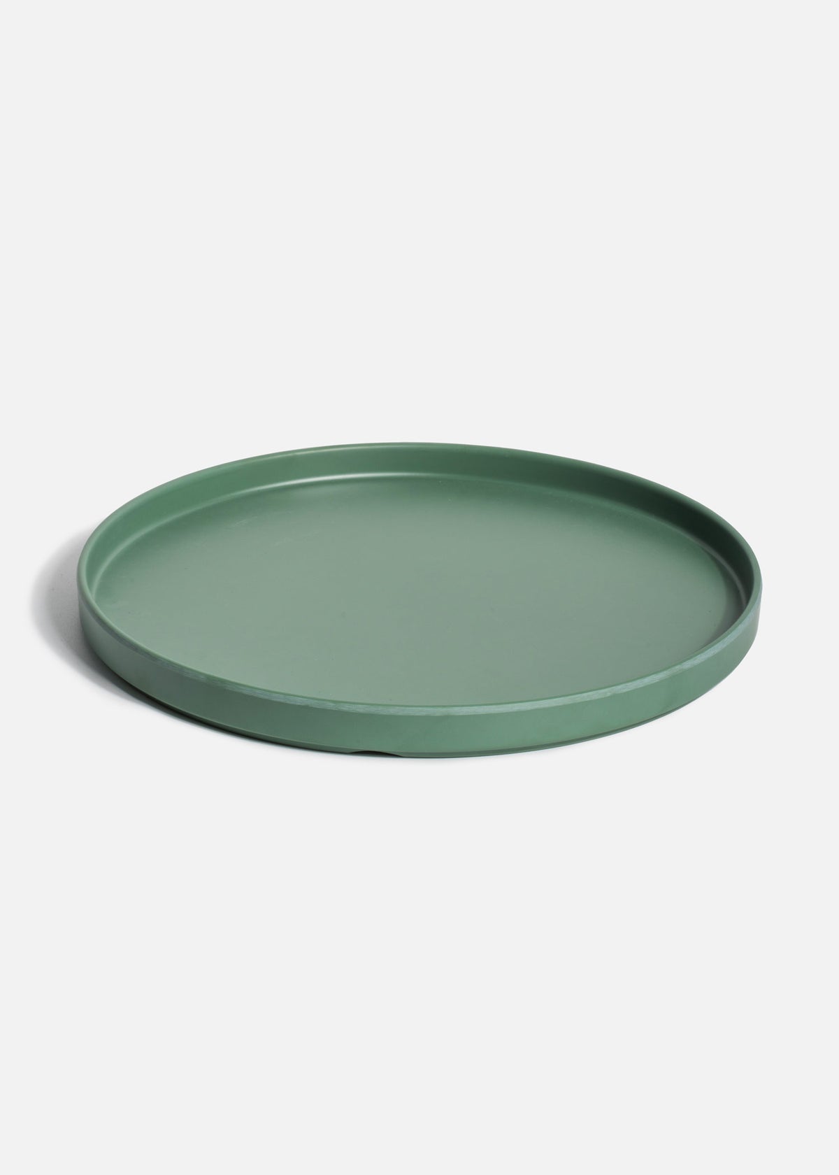 Platos trinche de melamina verde olivo — imagen de producto