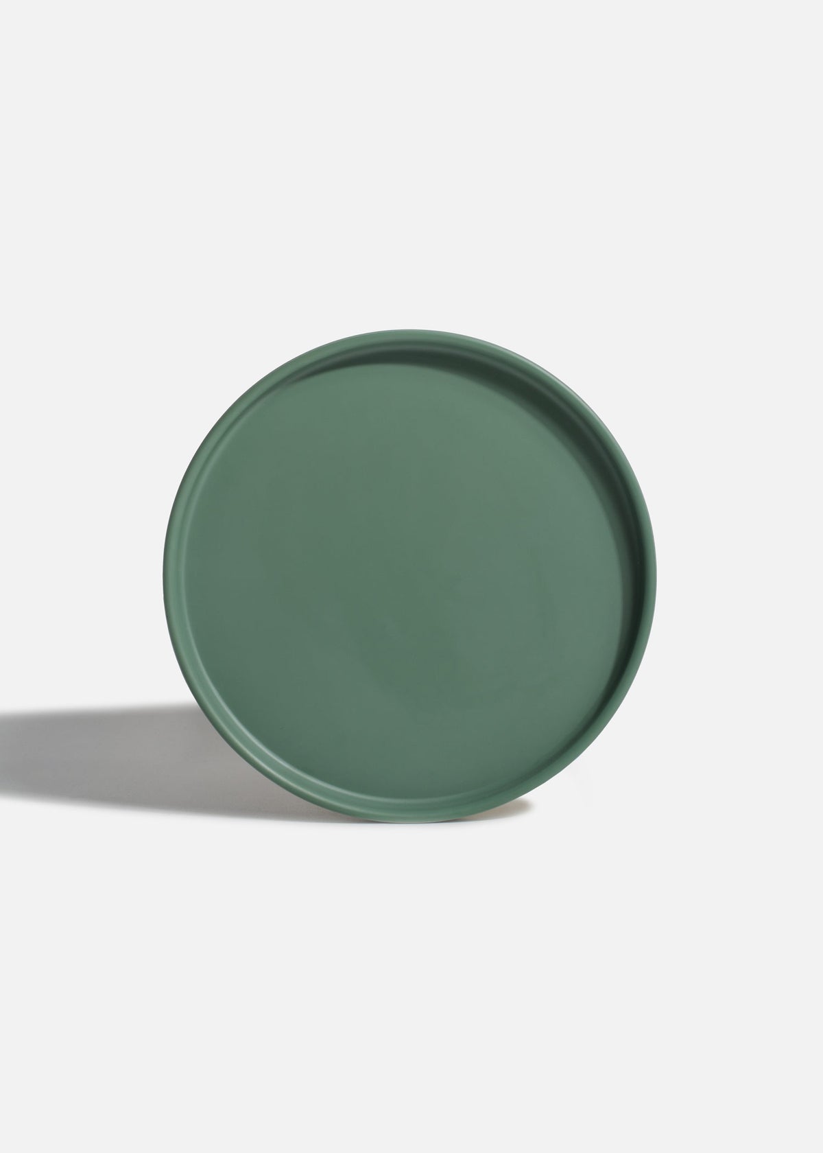 Platos trinche de melamina verde olivo — imagen de producto