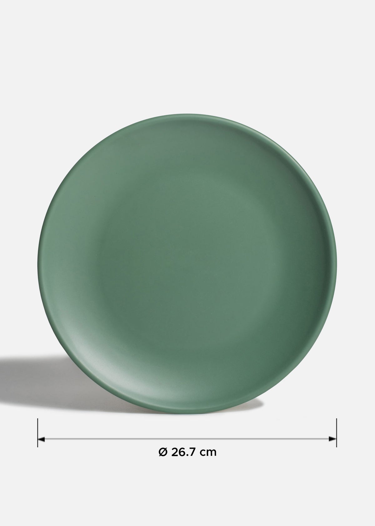 Platos trinche de melamina verde olivo — imagen de producto