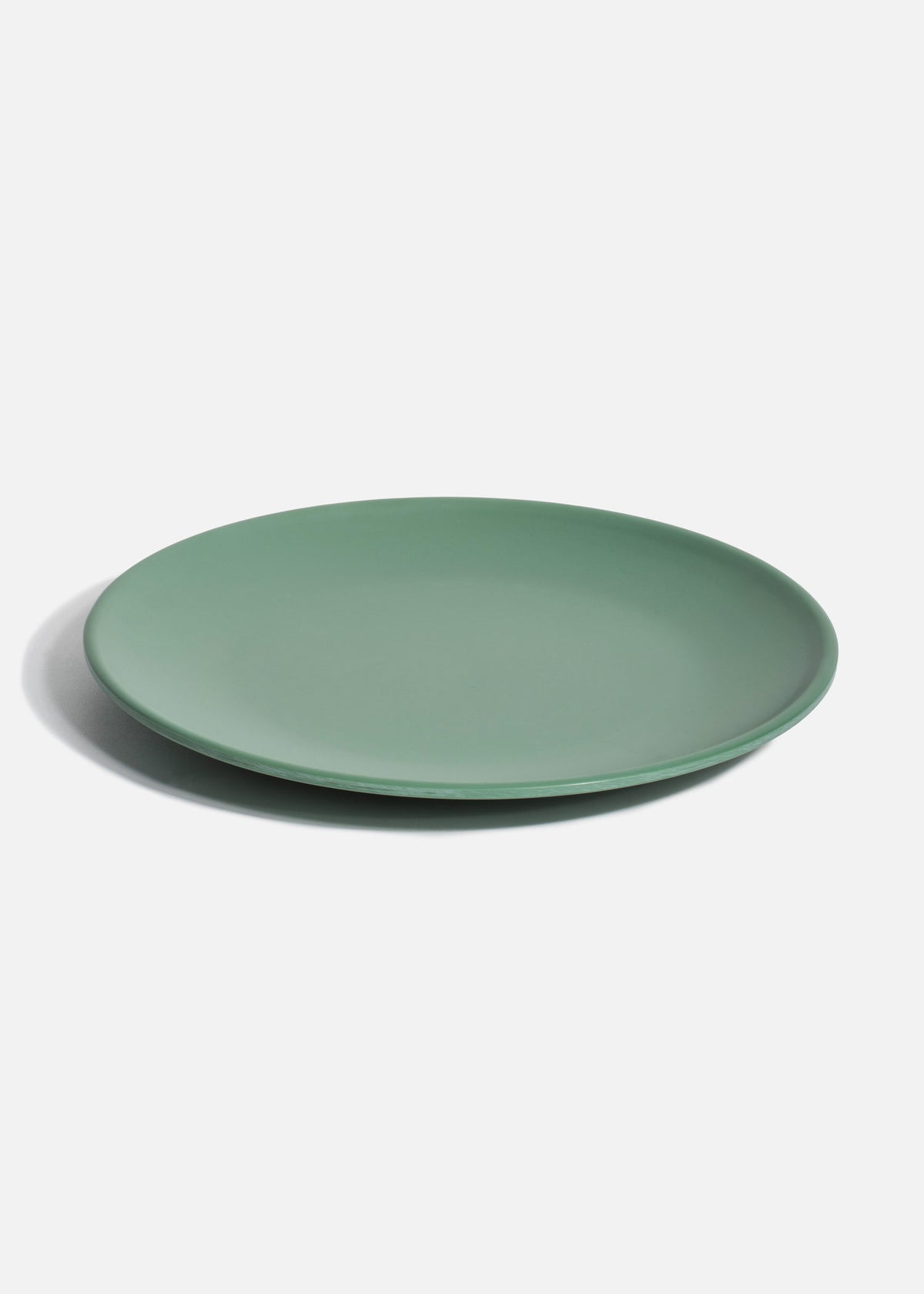 Platos trinche de melamina verde olivo — imagen de producto
