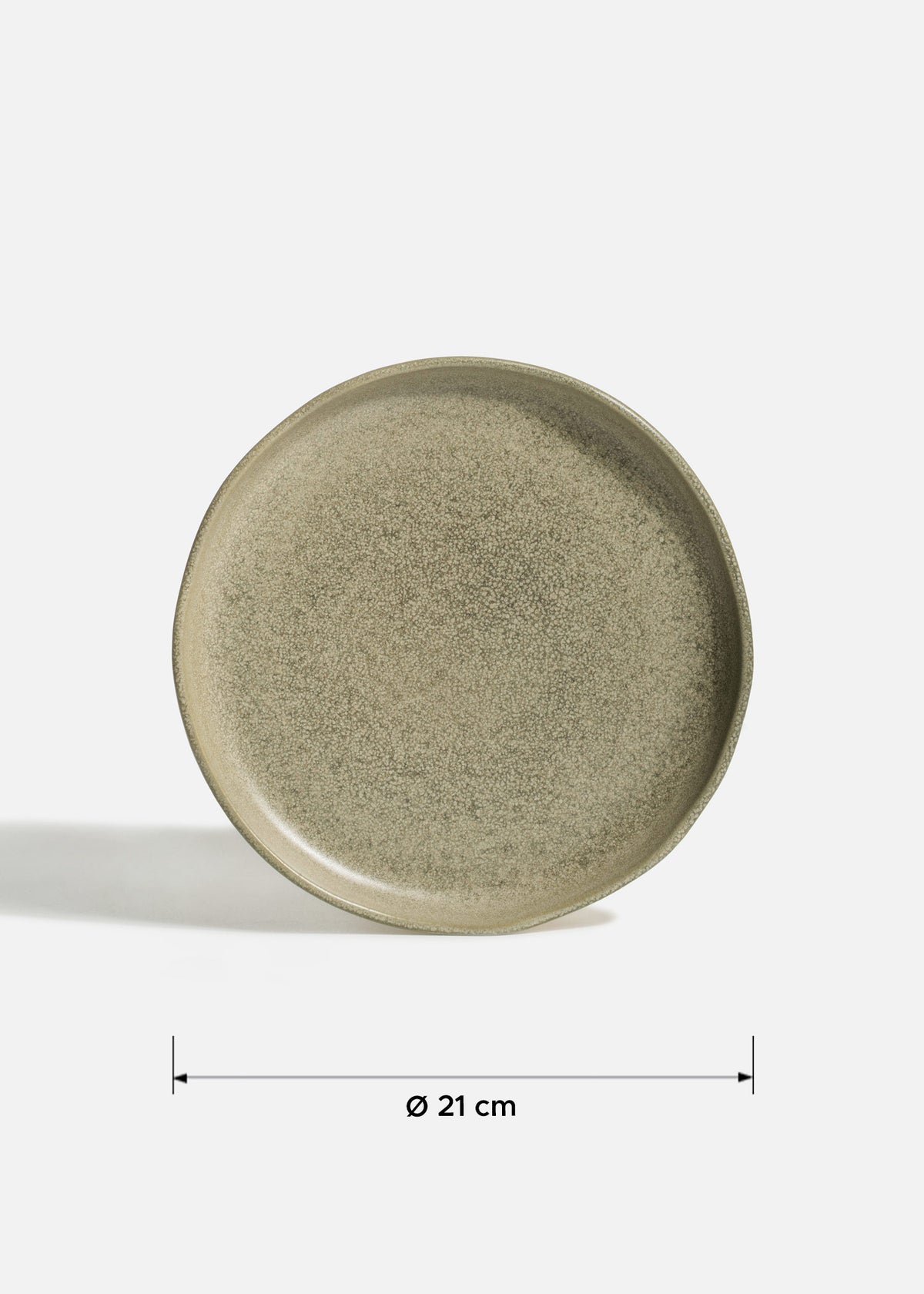 Platos trinche de porcelana verde Cresta Adelfa — imagen de producto