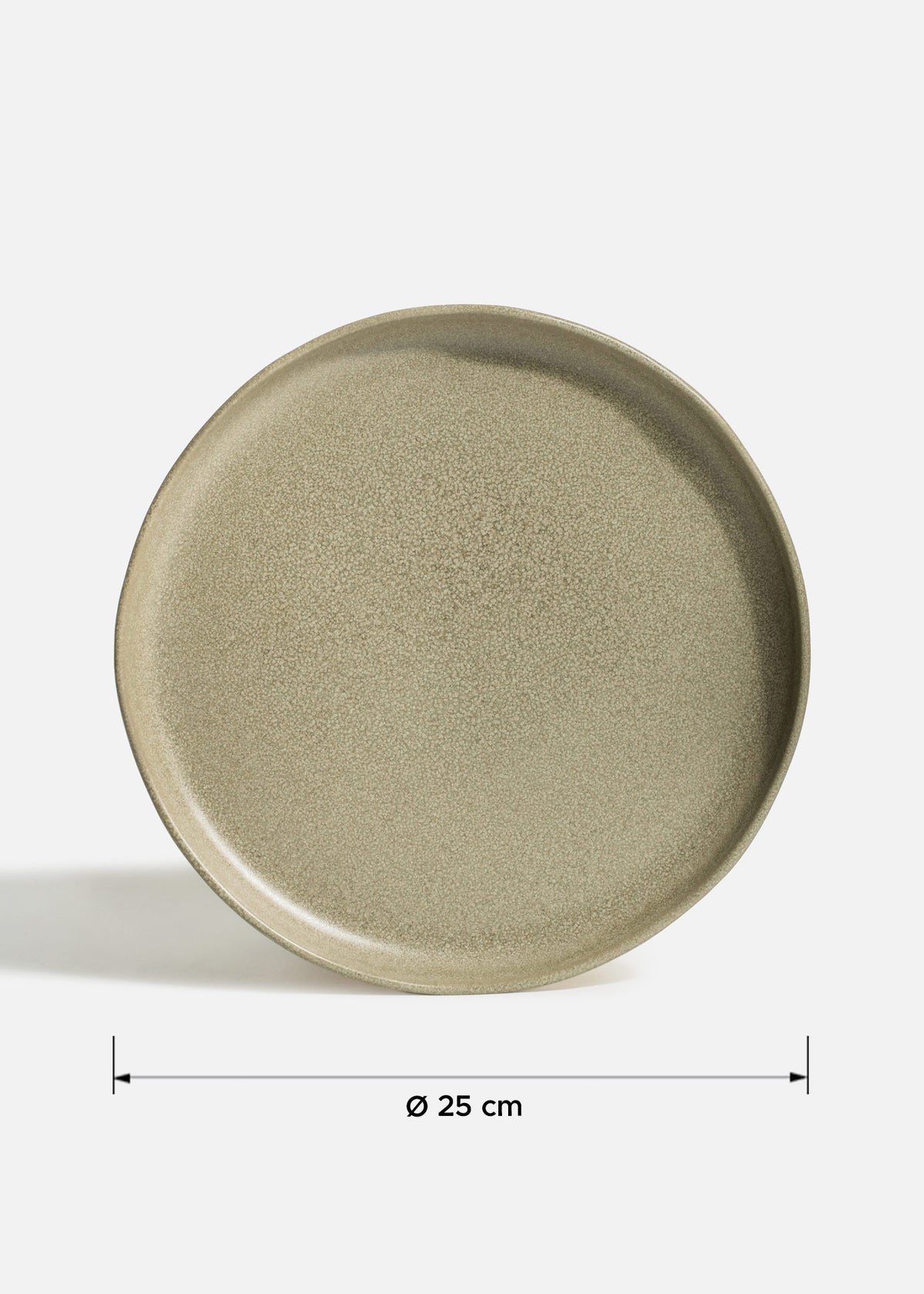 Platos trinche de porcelana verde Cresta Adelfa — imagen de producto