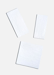 Charola de porcelana blanco Yvonne — imagen de producto, vista 1
