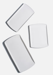 Charola de porcelana blanca Luca — imagen de producto, vista 1