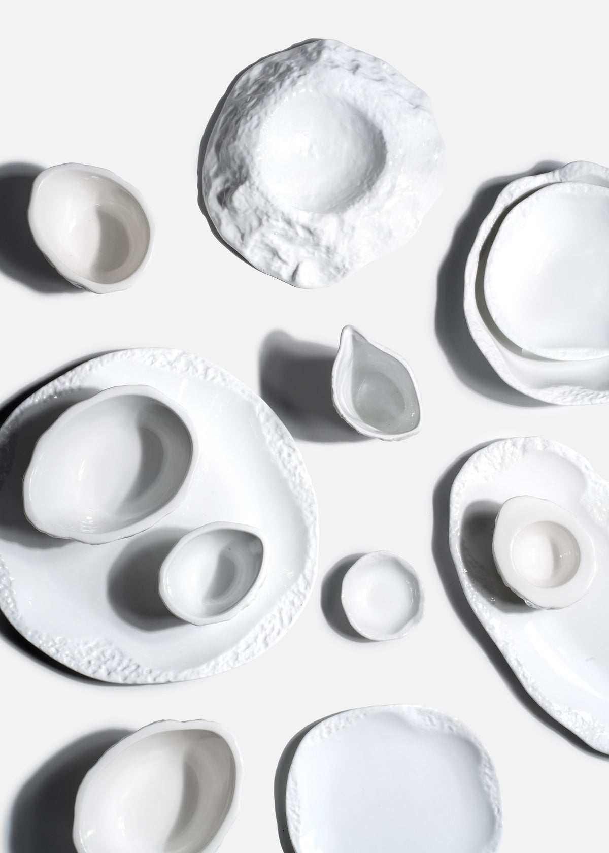 Platos trinche de porcelana blanco Roca — imagen de producto, vista 1