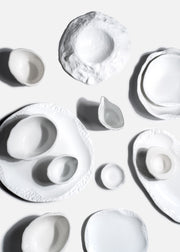 Platos trinche de porcelana blanco Roca — imagen de producto, vista 1