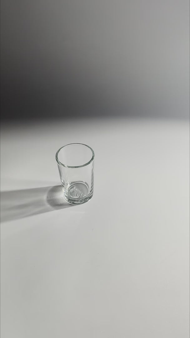 video detalles tequilero de vidrio maha