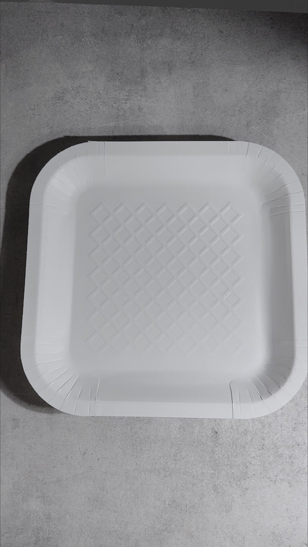 video detalles platos desechables maha