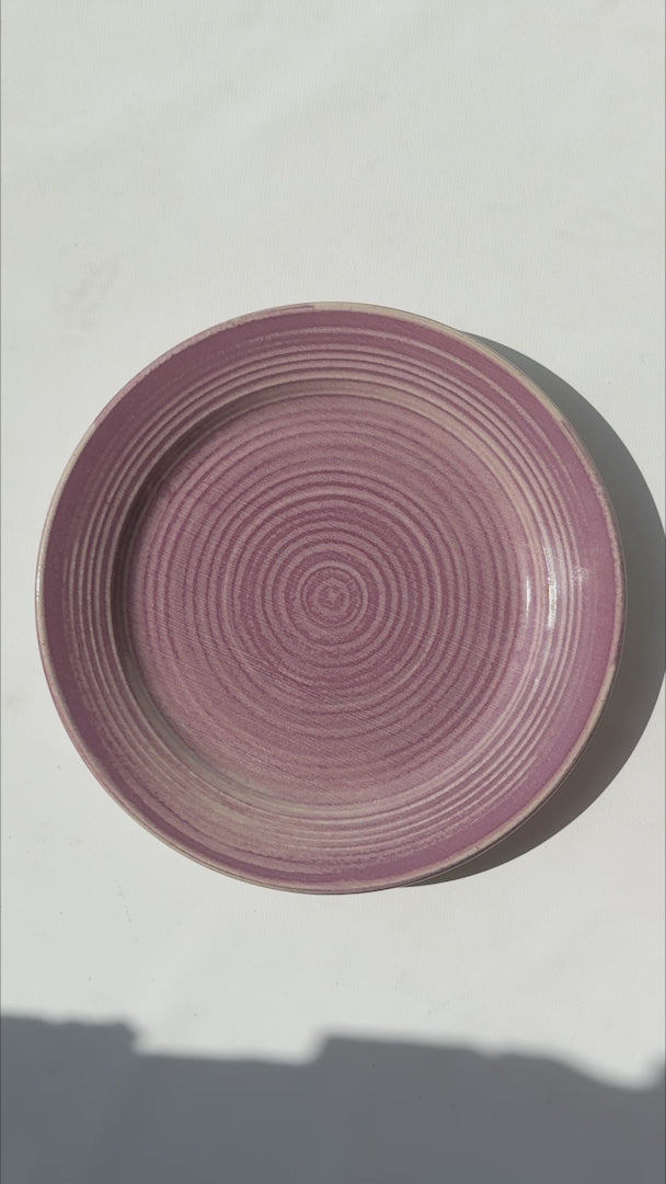 Video del plato trinche de cerámica morado México Lindo Ø 27 cm