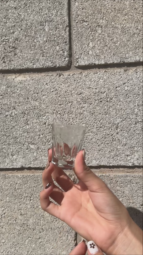 video detalles tequilero de vidrio maha