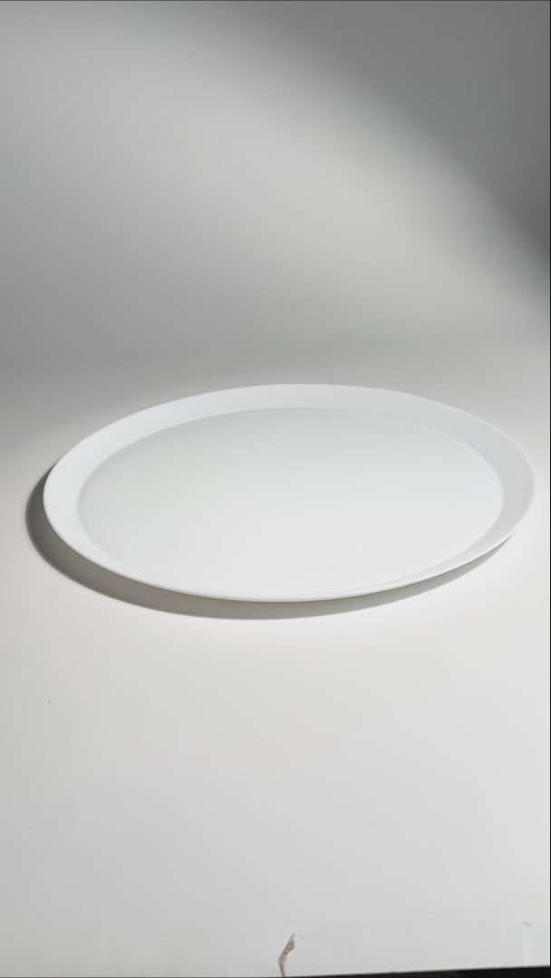 Cargar vídeo: video detalles plato pizza opalo blanco maha