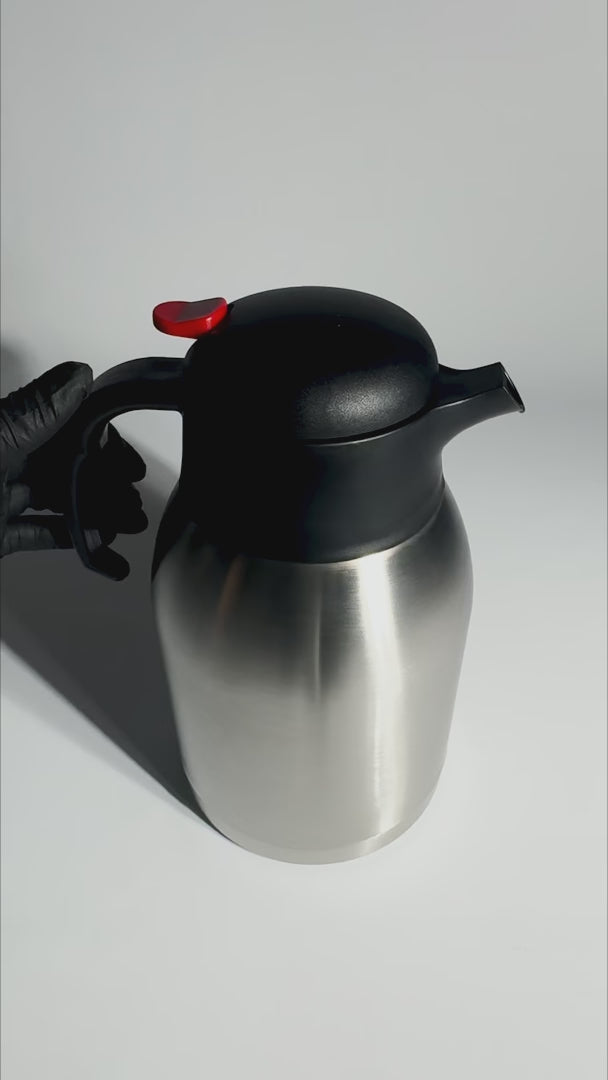 Termo de acero inoxidable plata Londres 2 L — video de producto