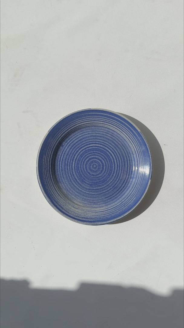 Video del plato para pastel de cerámica azul México Lindo Ø 20 cm